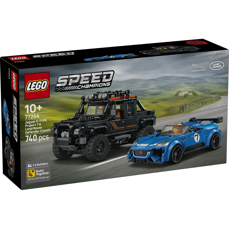 LEGO® Speed Champions - Jaguar Project 7 és Land Rover Defender (77264) - Image 2