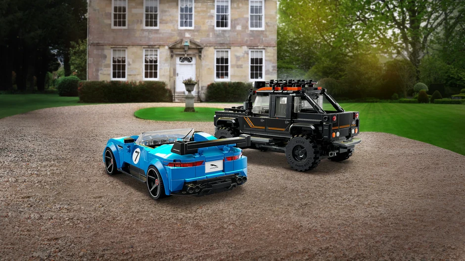 LEGO® Speed Champions - Jaguar Project 7 és Land Rover Defender (77264) - Image 4